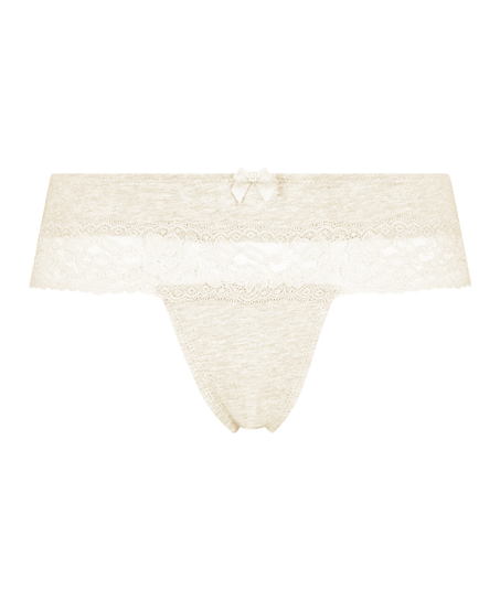 Boxerstring Katoen, Beige