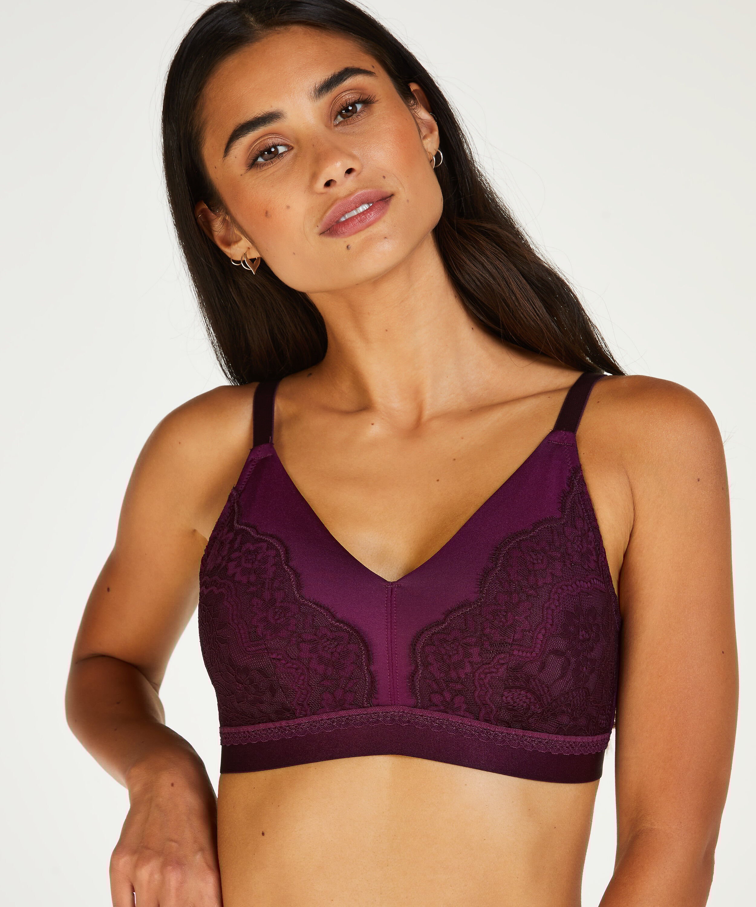 Soutien-gorge proth&eacute;tique sans armature Erica, Pourpre