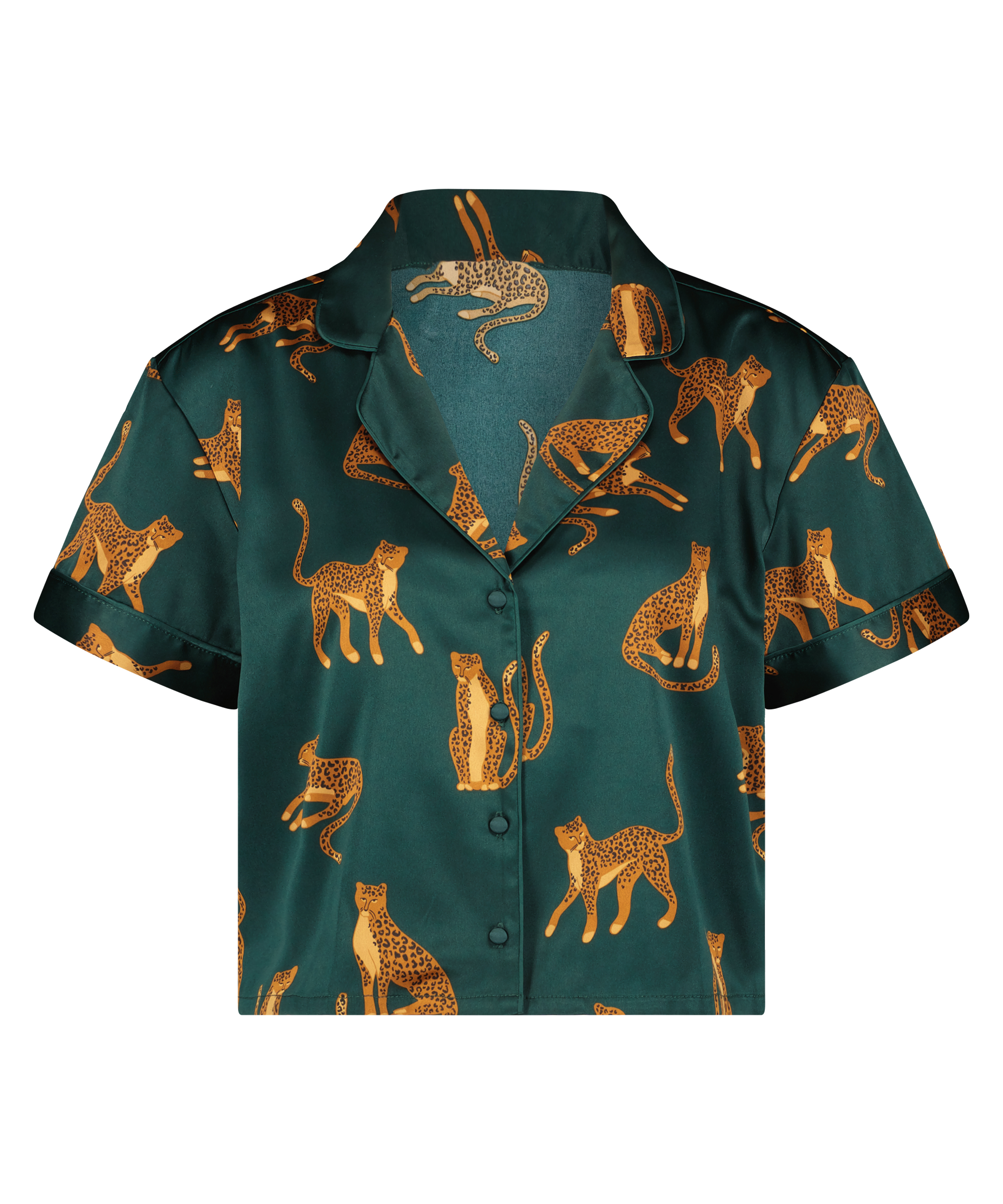 Jacket Satin, Groen, main