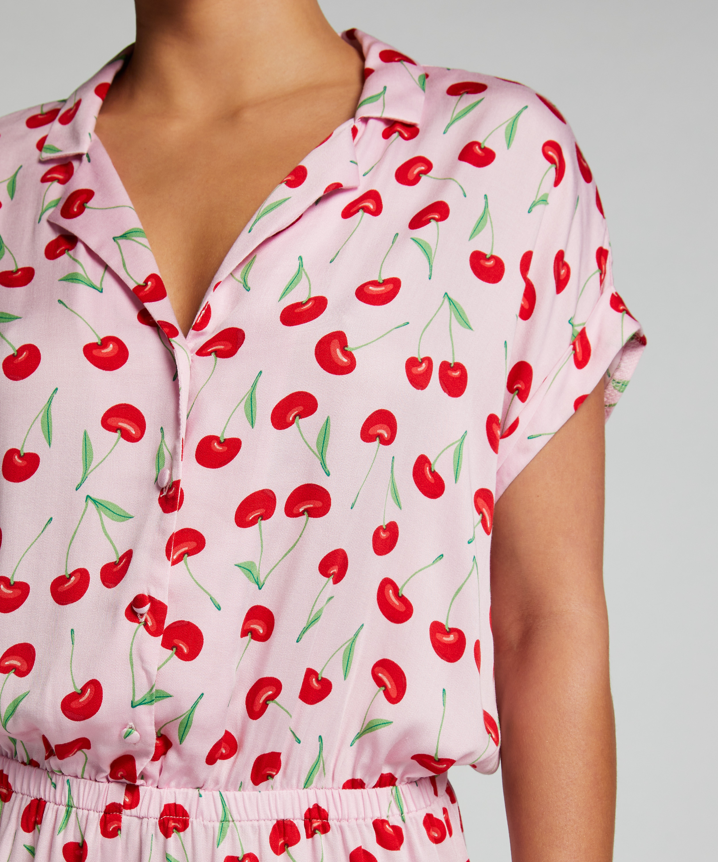 Onesie Teddy Cherry, Roze, main