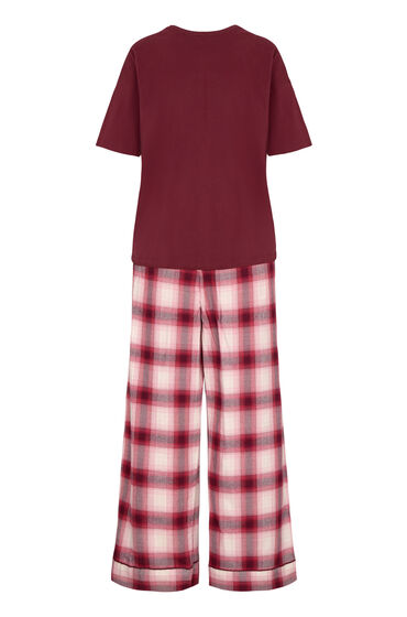 Hunkemöller Pyjamaset Check Paars, foto 2