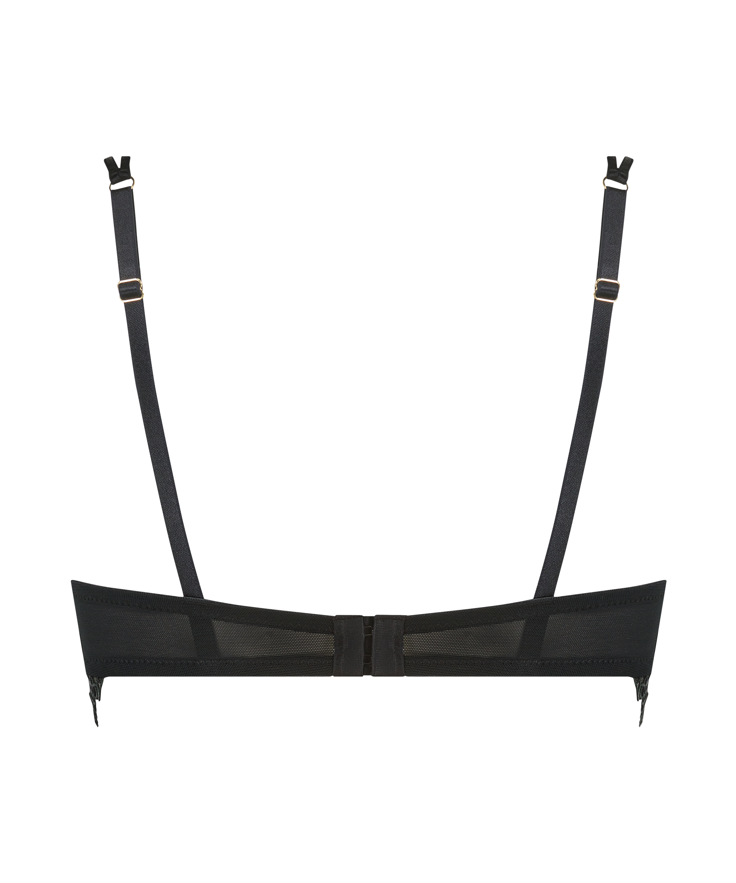 Niet-voorgevormde longline beugel bh Mila, Zwart, main