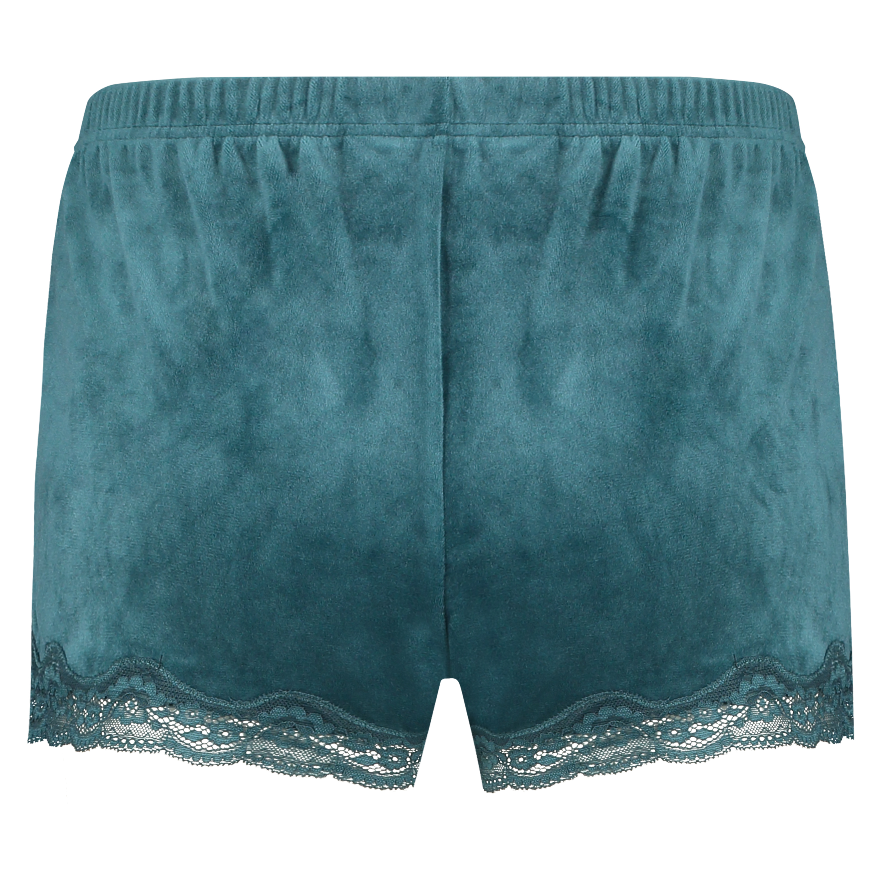 Shorts Velours Lace, Blauw, main