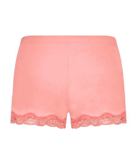 Shorts Velours Lace, Roze