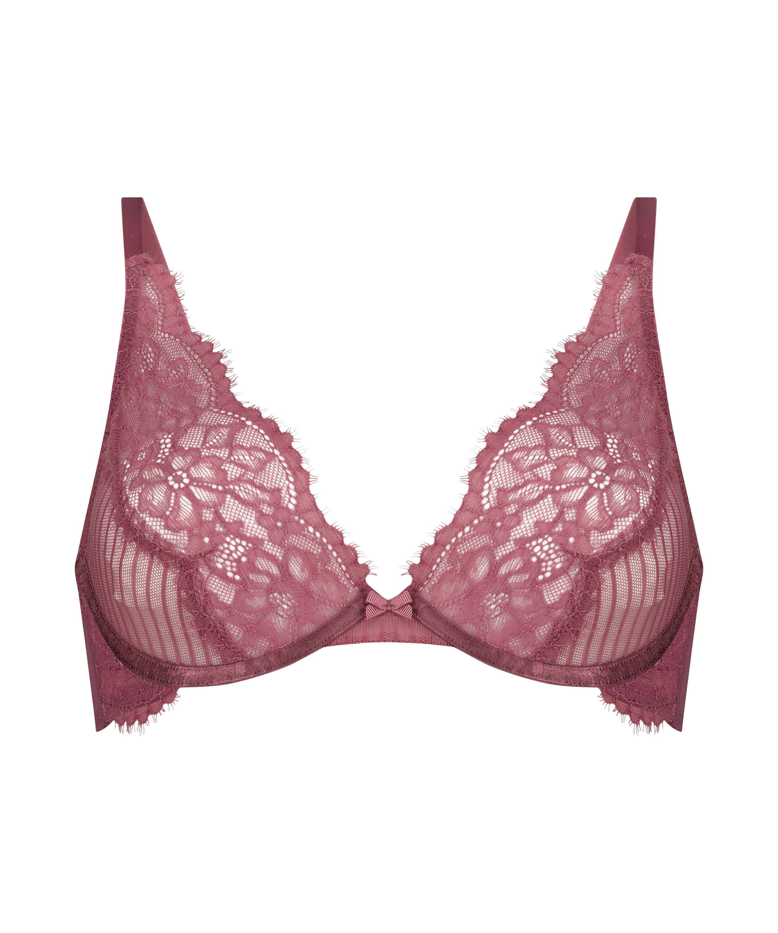 Soutien-gorge &agrave; armatures non pr&eacute;form&eacute; Bliss, Pourpre, main