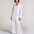 Pantalon de pyjama Jacquard Hearts, Blanc