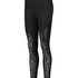 HKMX High Waisted Sportlegging Leopard Flock, Zwart