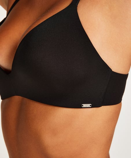 Voorgevormde bh zonder beugel Mona, Zwart