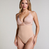 Naadloze corrigerend string met hoge taille, Beige