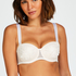 Voorgevormde strapless beugel bh Amelia, Wit