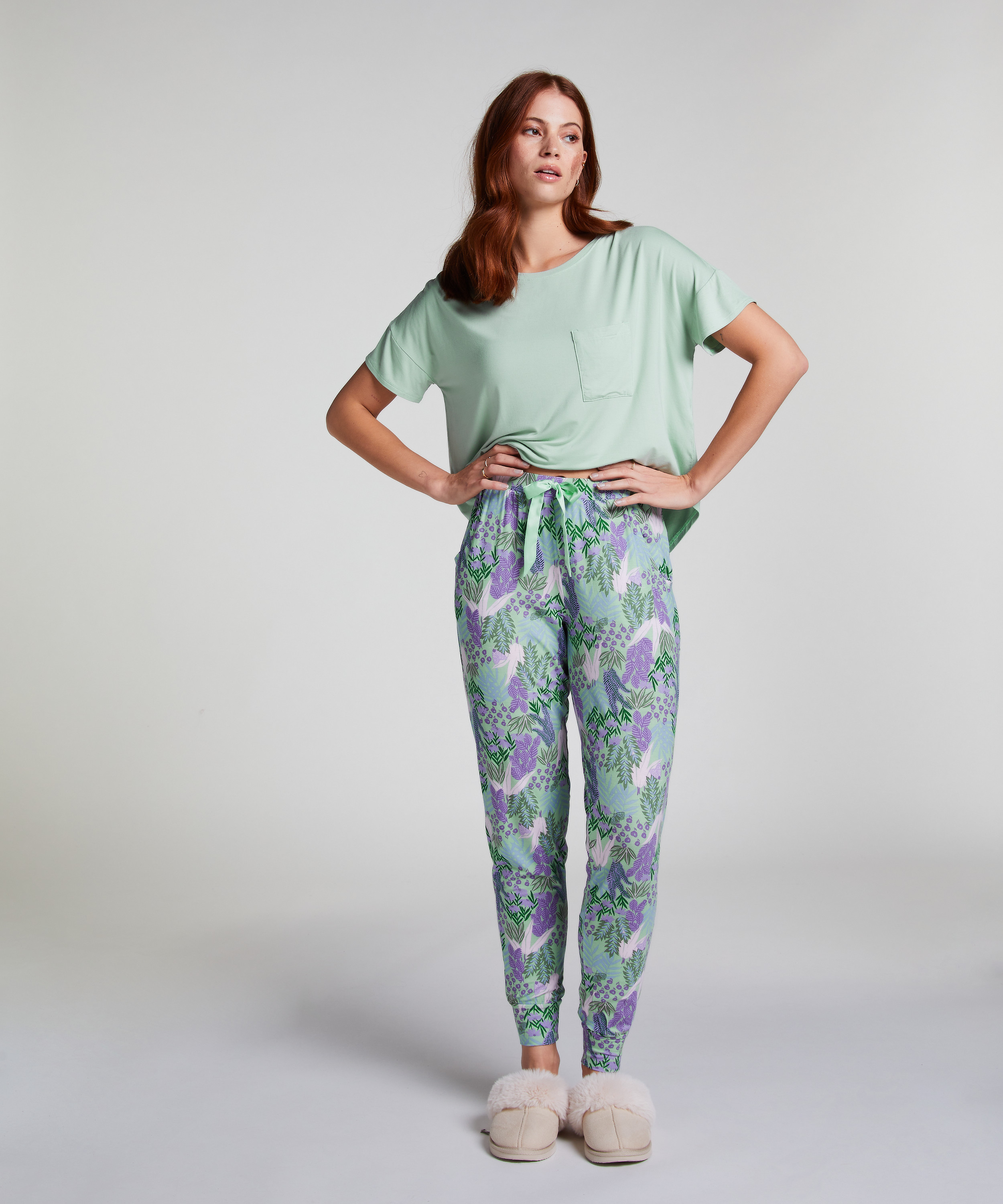Pyjamabroek Jersey, Groen, main