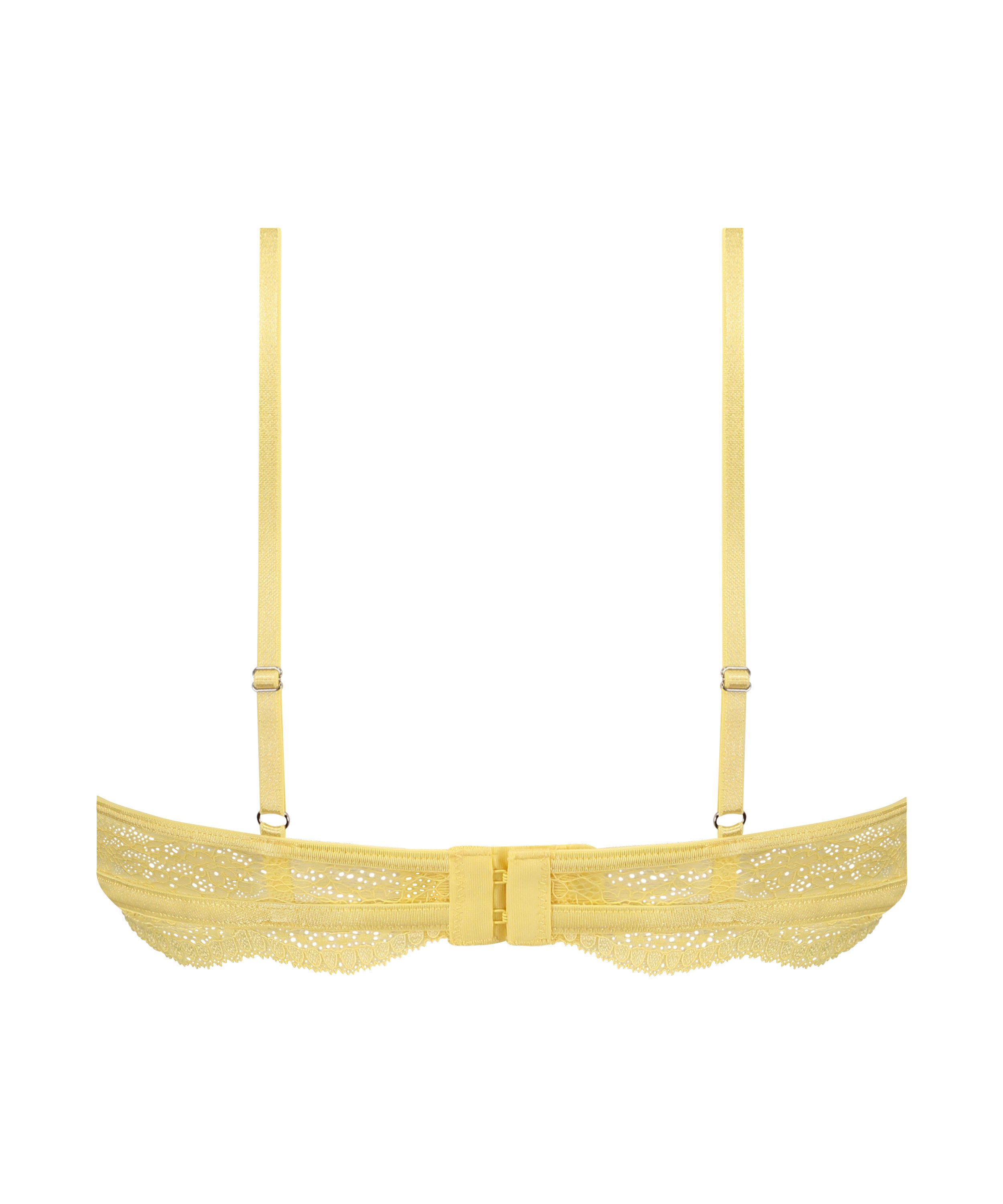 Soutien-gorge non-rembourré à armatures Isabelle, Jaune, main