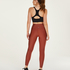 HKMX High waisted sport legging Shine On, Rood