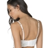 Soutien-gorge &agrave; armatures pr&eacute;form&eacute; longline Rose, Blanc