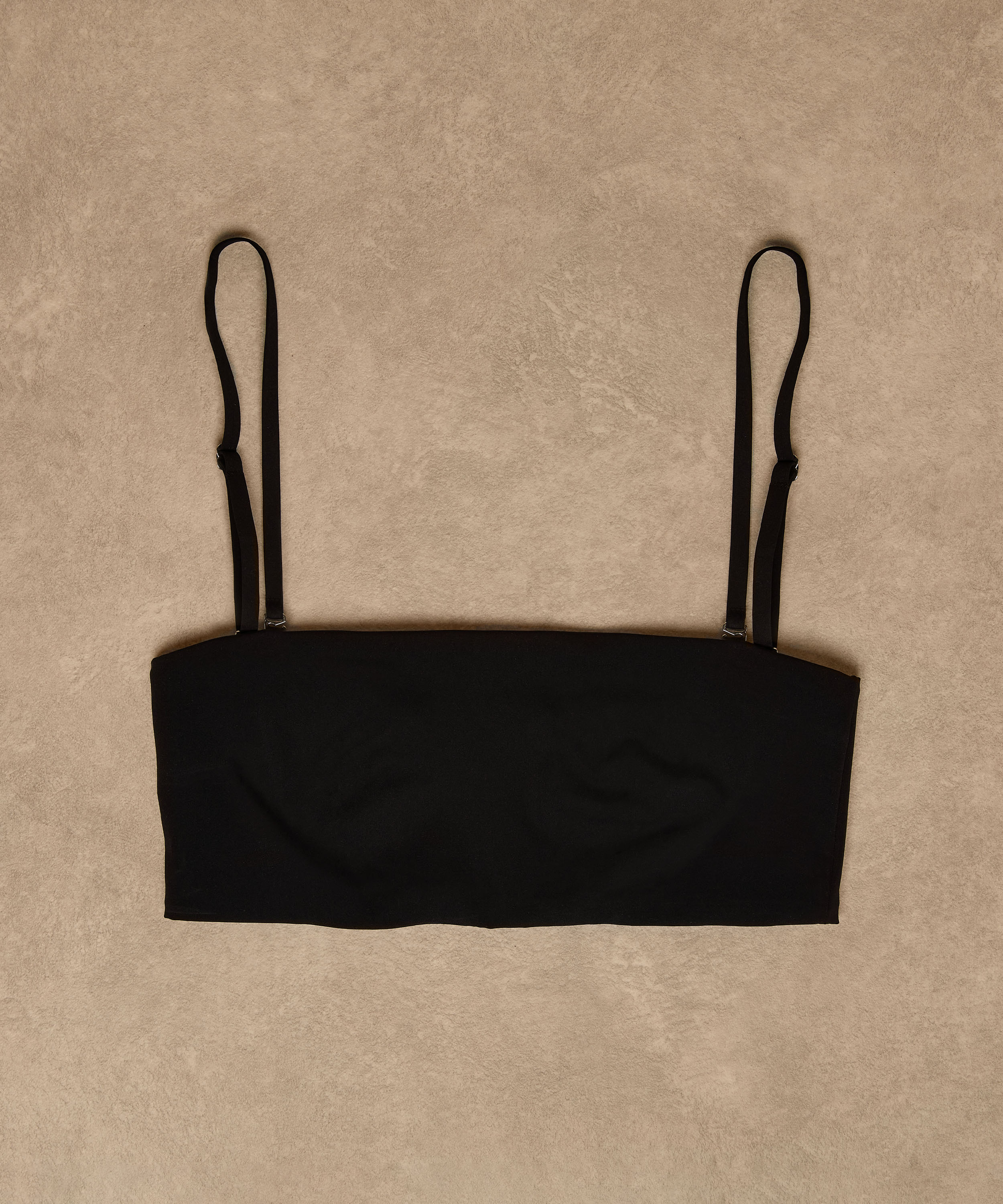 Bandeau Bralette Smooth, Zwart, main