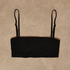 Bandeau Bralette Smooth, Zwart