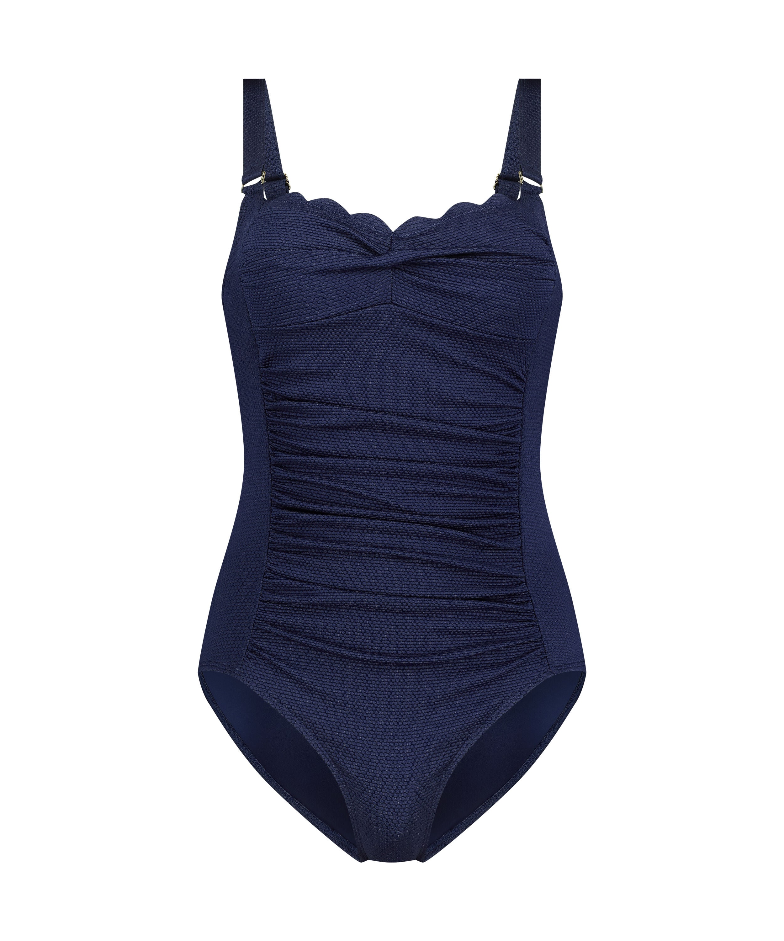 Hunkemöller SCALLOP SHAPING - Badpak - green