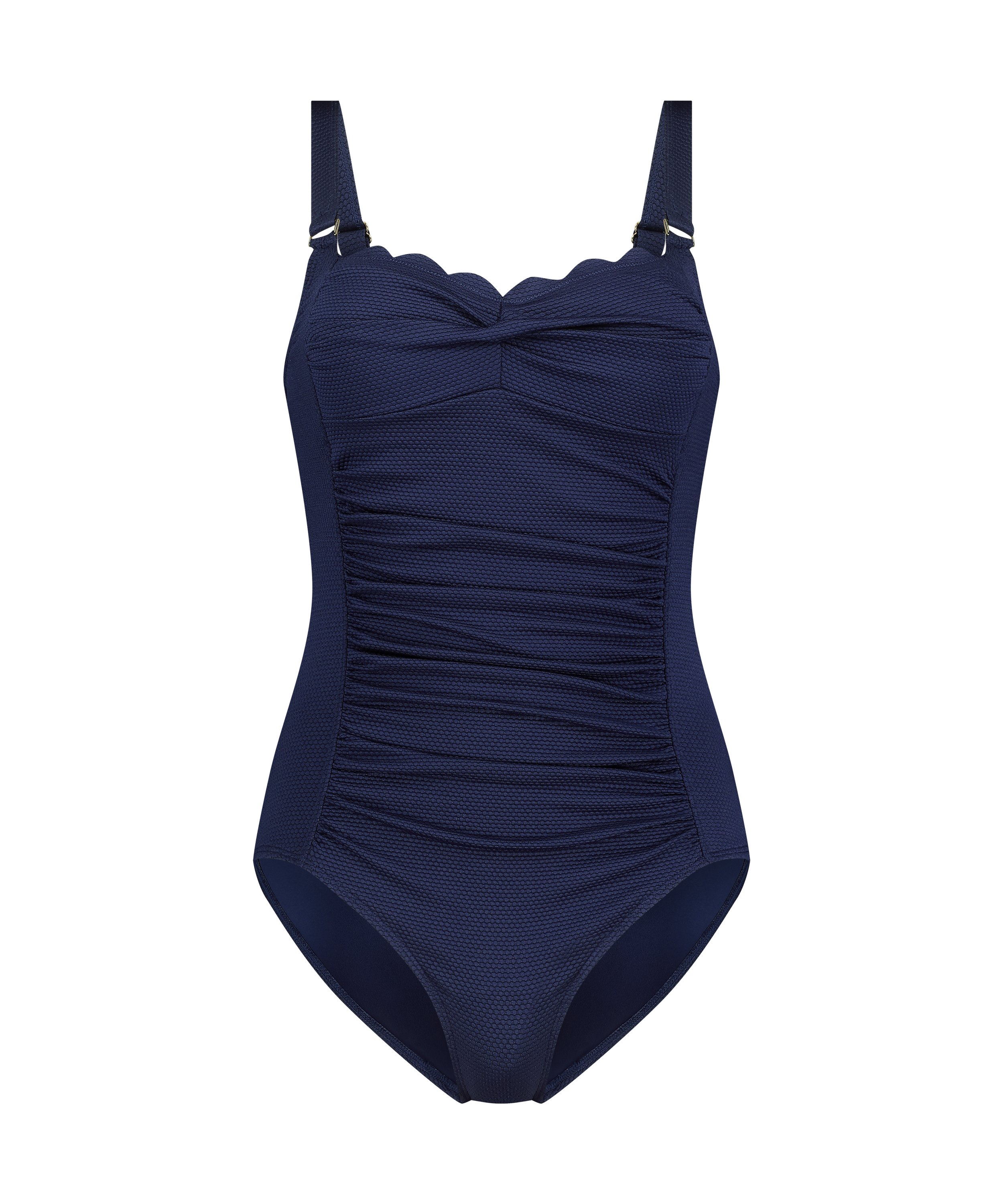 Maillot de bain Shaping Scallop, Bleu, main