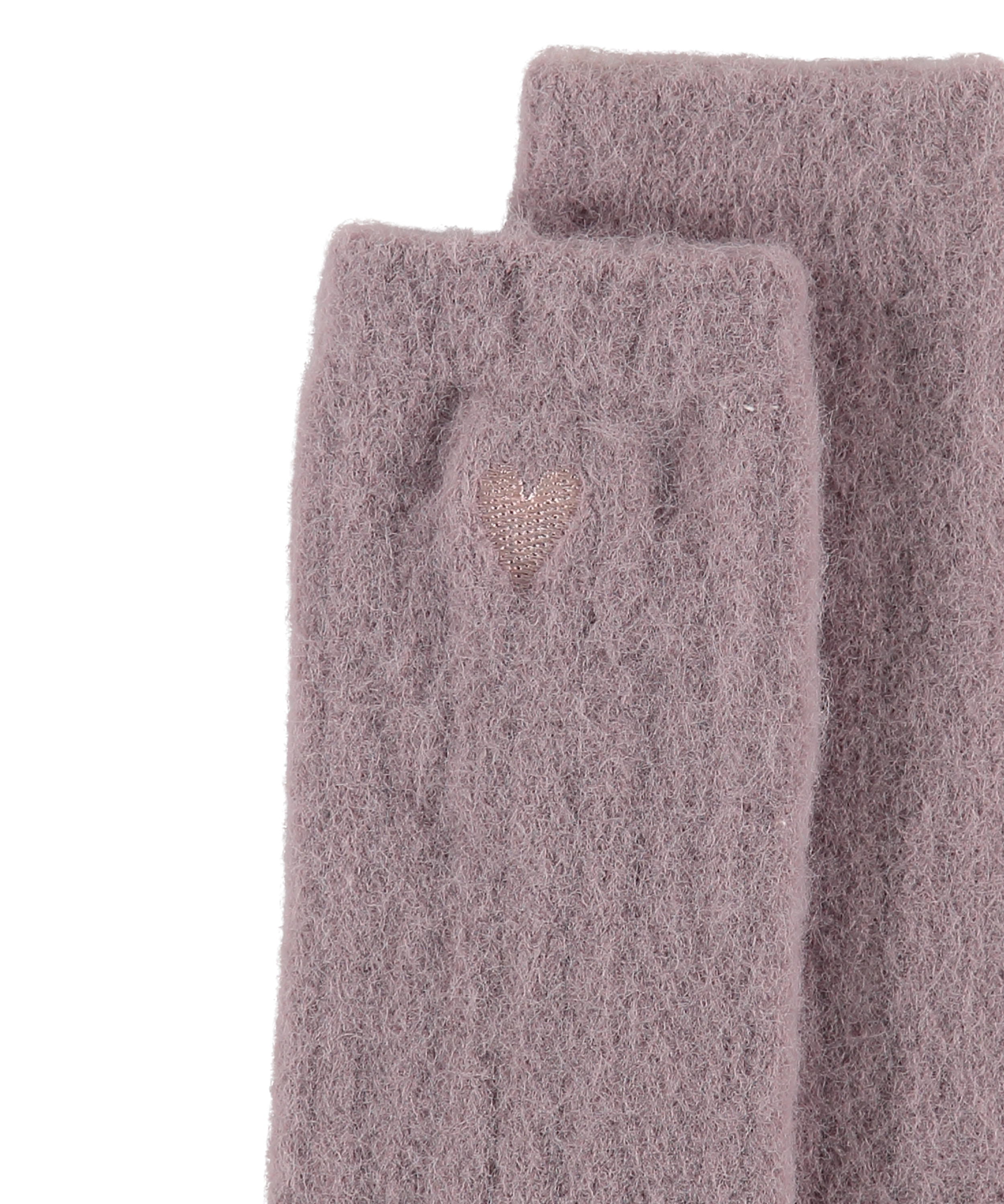 Chaussettes Duveteuses, Pourpre, main