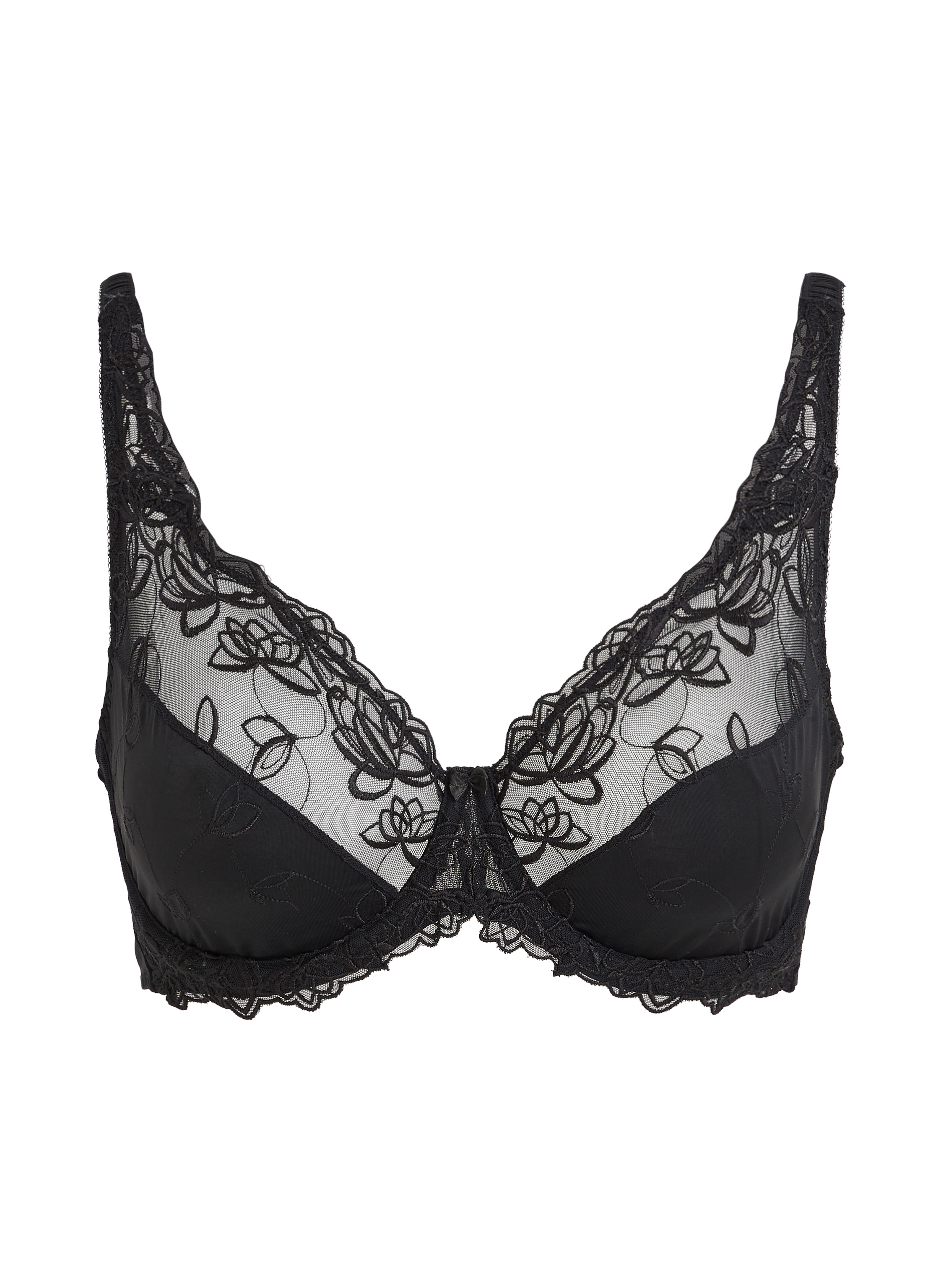 Soutien-gorge &agrave; armatures non-pr&eacute;form&eacute; Diva, Noir, main