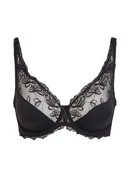 Soutien-gorge &agrave; armatures non-pr&eacute;form&eacute; Diva, Noir