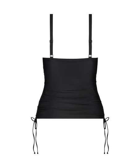 Shaping Tankini Luxe, Zwart