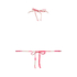 Triangel bikinitop Tie Dye, Roze