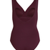 Maillot de bain Shaping Shell Mesh, Pourpre