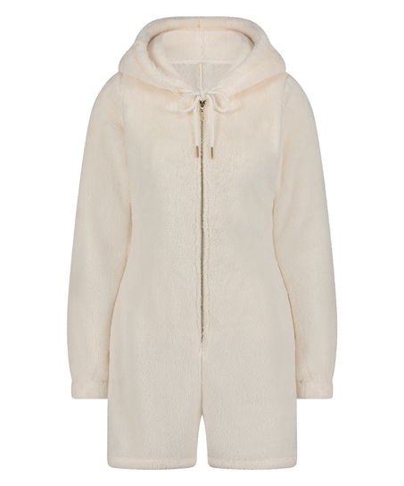 Onesie Fleece, Wit