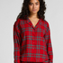 Pyjamatop Flannel, Rood