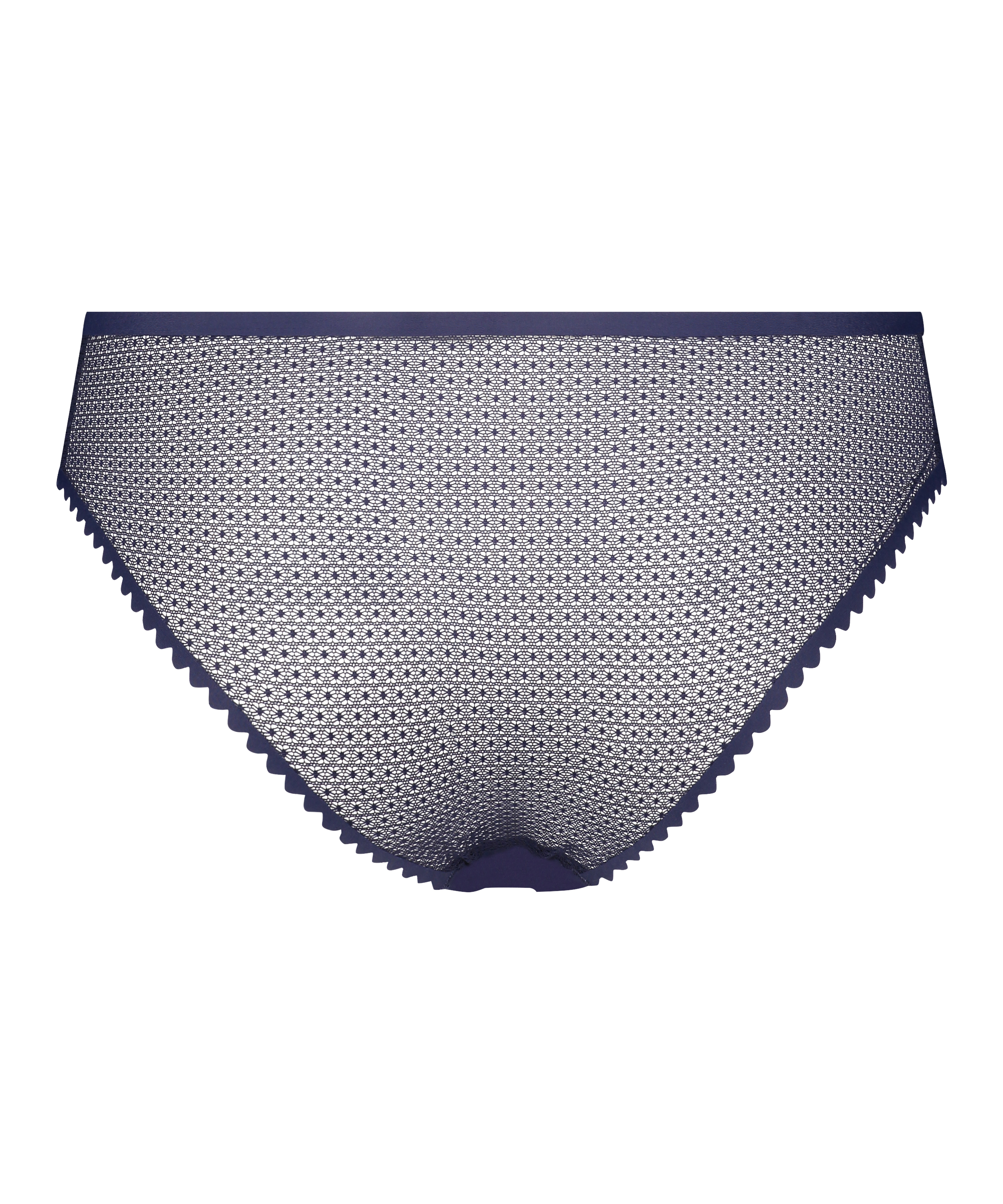 Slip brésilien invisible, Bleu, main