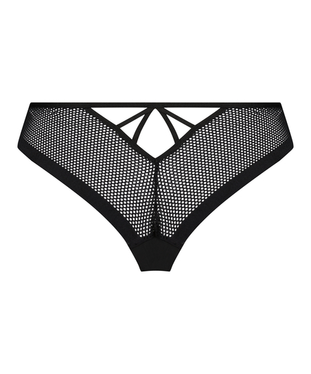 Invisible brazilian Fishnet, Zwart