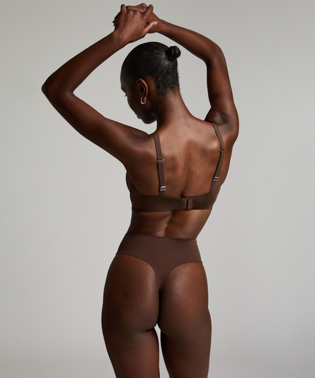 Soutien-gorge à armatures non-préformé Smooth, Brun
