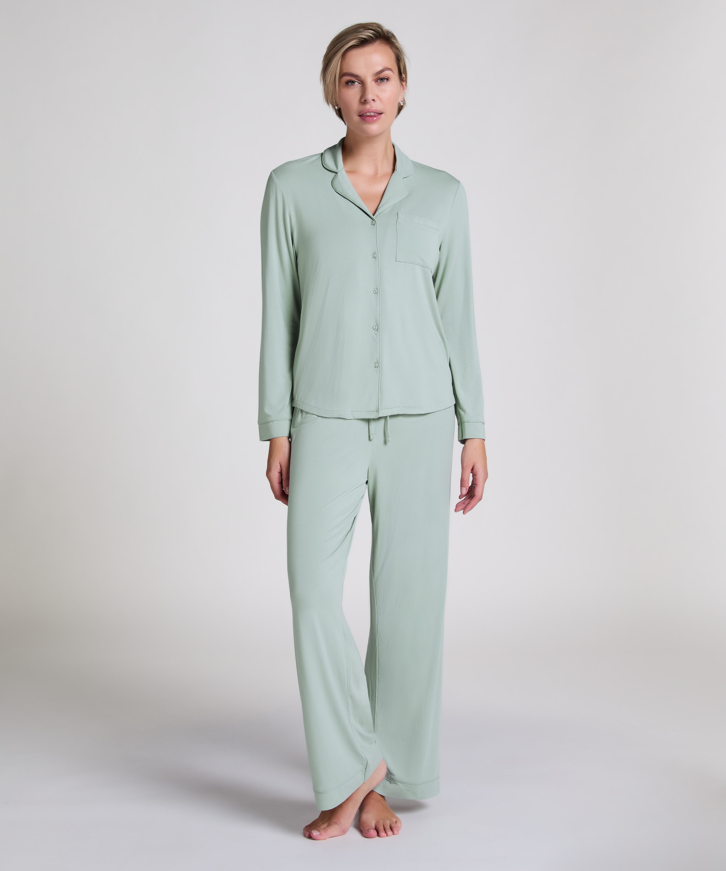 Pantalon en jersey Essential, Vert, main