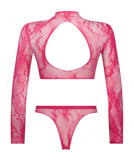 Private Lace Set, Roze