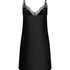 Slipdress Lace, Zwart
