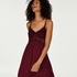 Slipdress Jersey lace, Rood