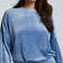 Velours Top, Blauw