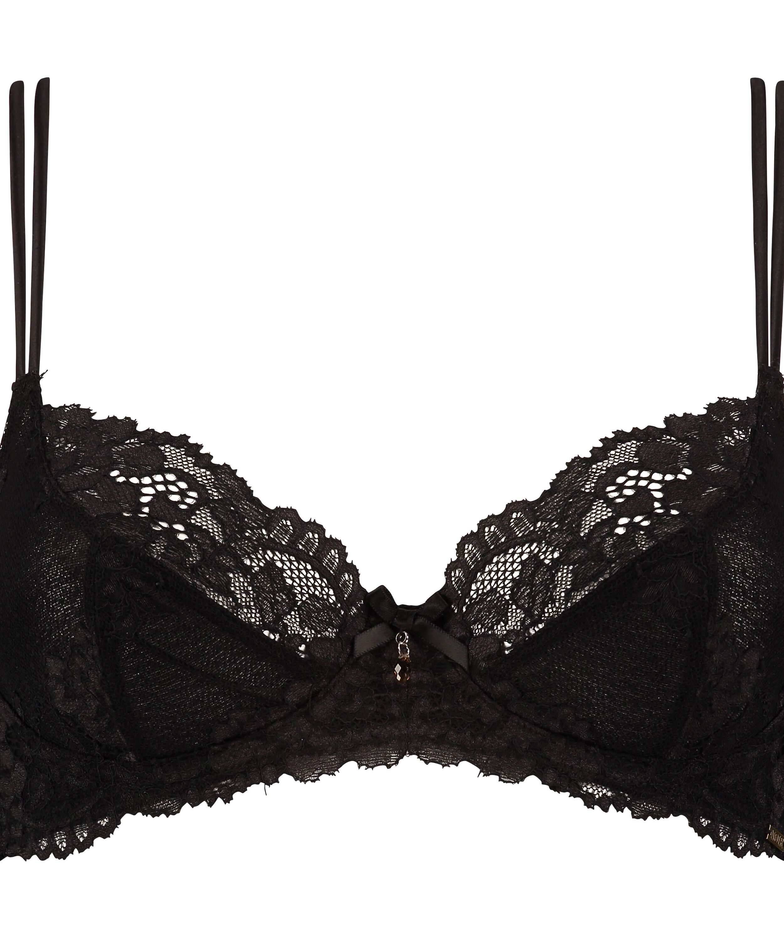 Non-padded underwired bra Jolie, Noir