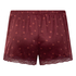 Shorts Velours Lace, Paars