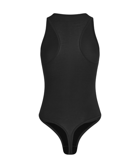 super soft Body met Cashmere, Zwart