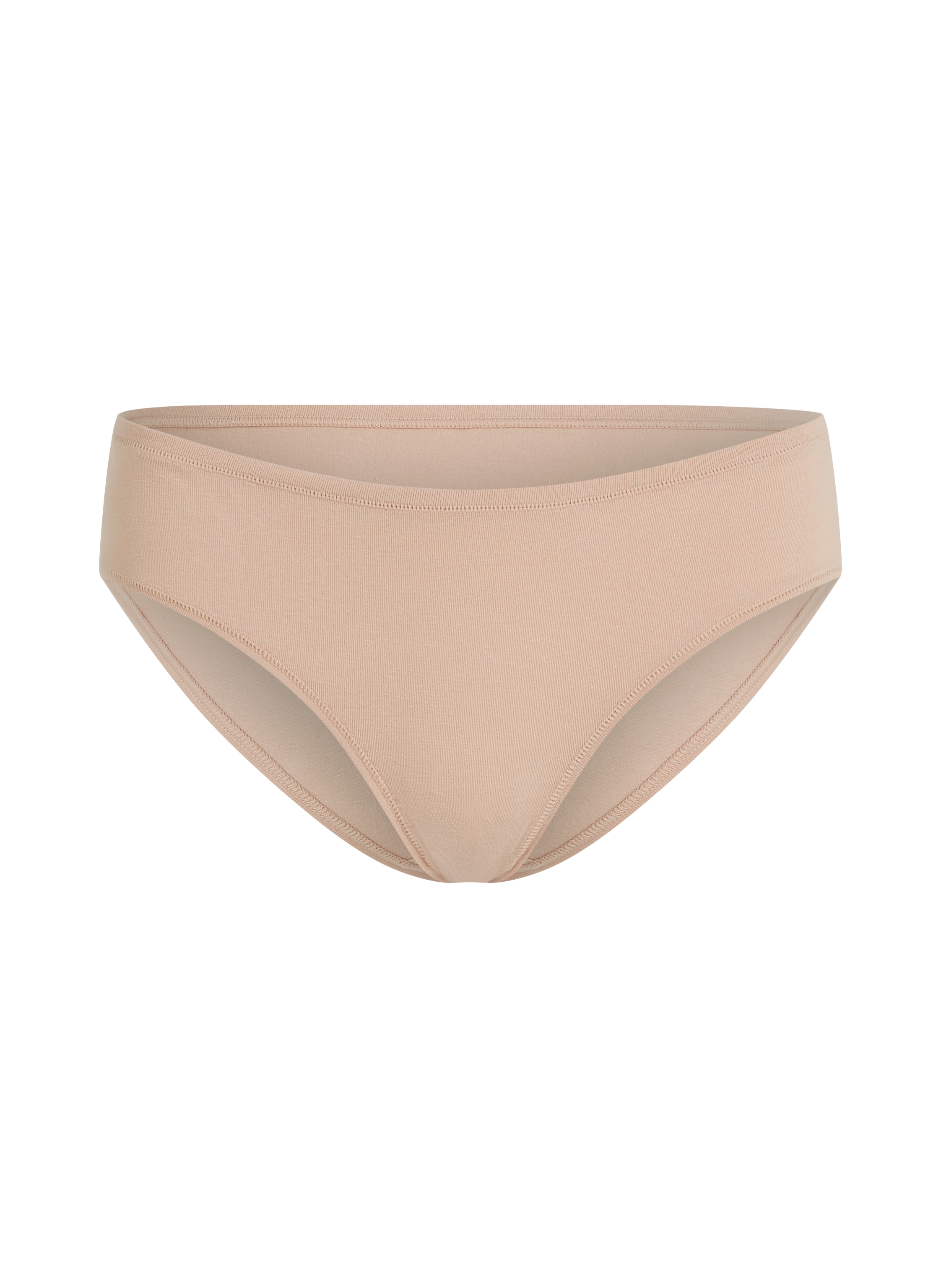 Slip Brésilien en Coton Kira, Beige, main
