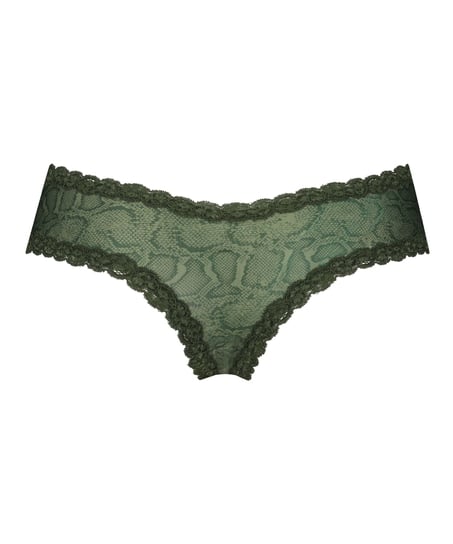 Slip br&eacute;silien V-shape mesh, Vert