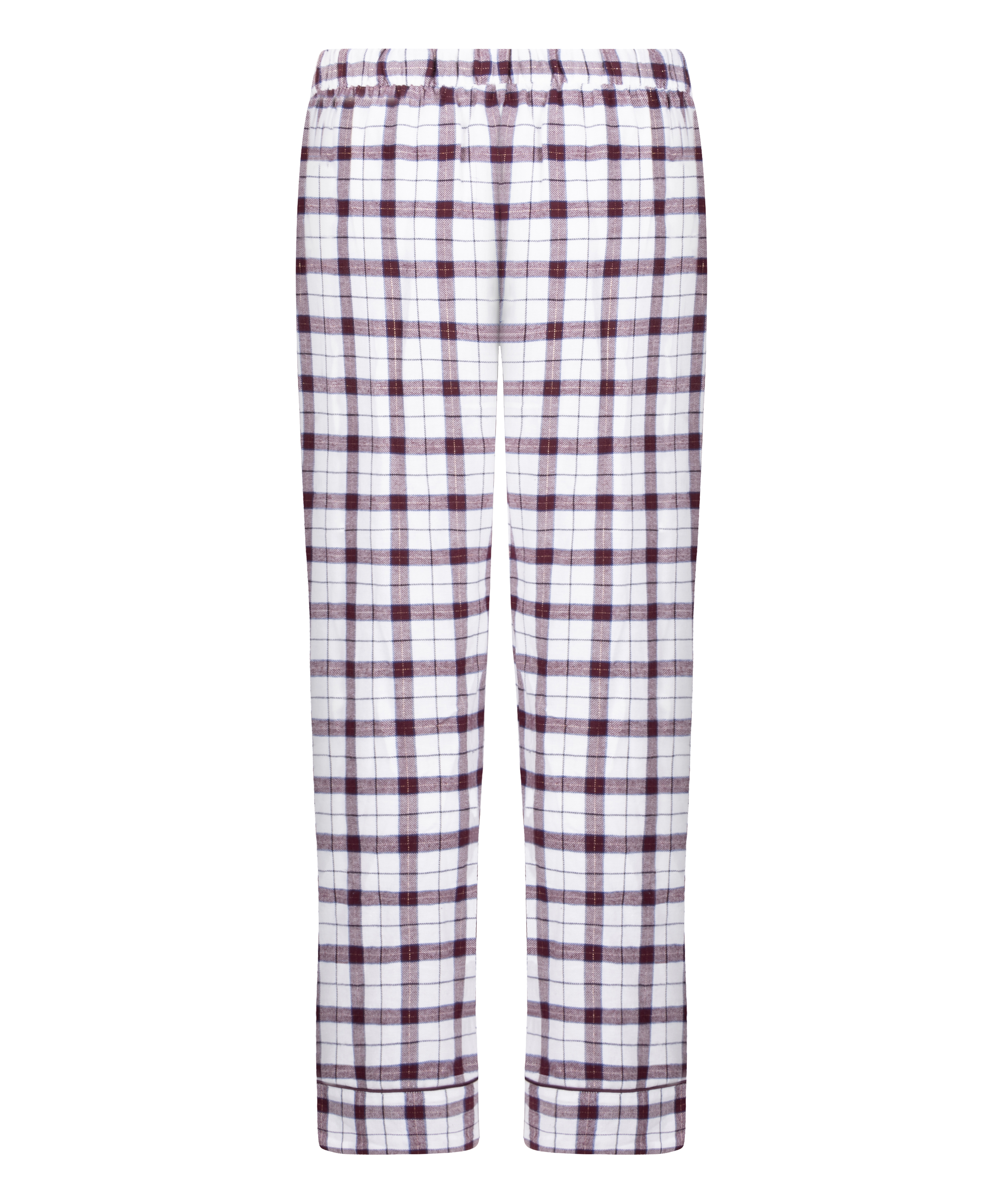 Petite pyjamabroek Flanel, Wit, main