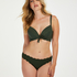 Voorgevormde beugel bikinitop Scallop Glam, Groen
