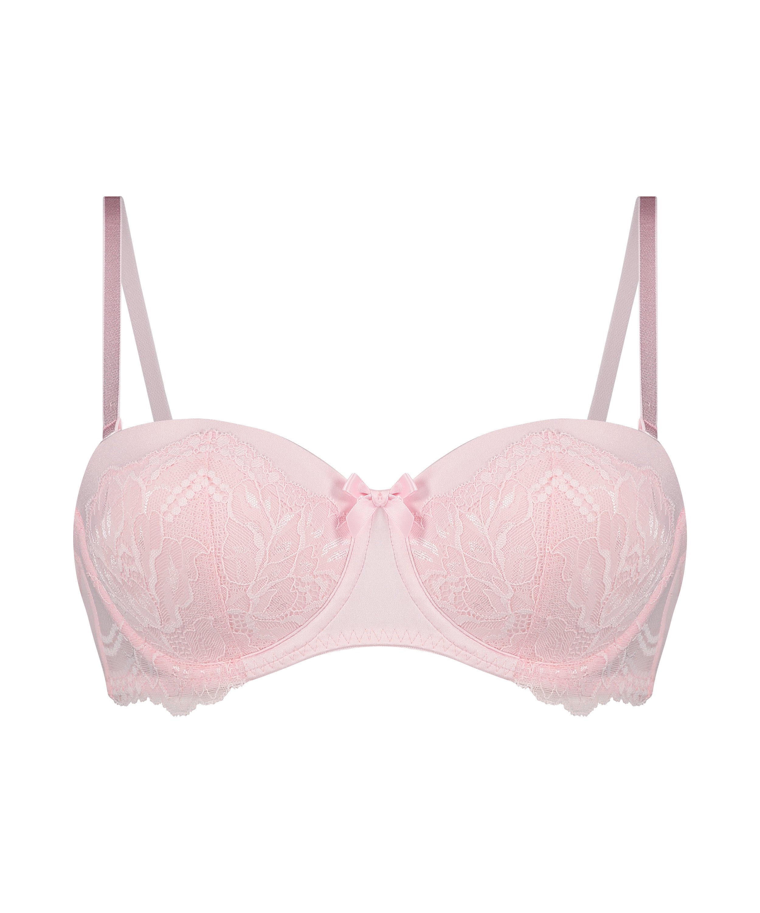 Voorgevormde strapless beugel-bh Kimberley, Roze, main