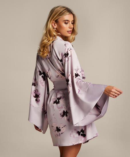 Kimono Satin, Paars