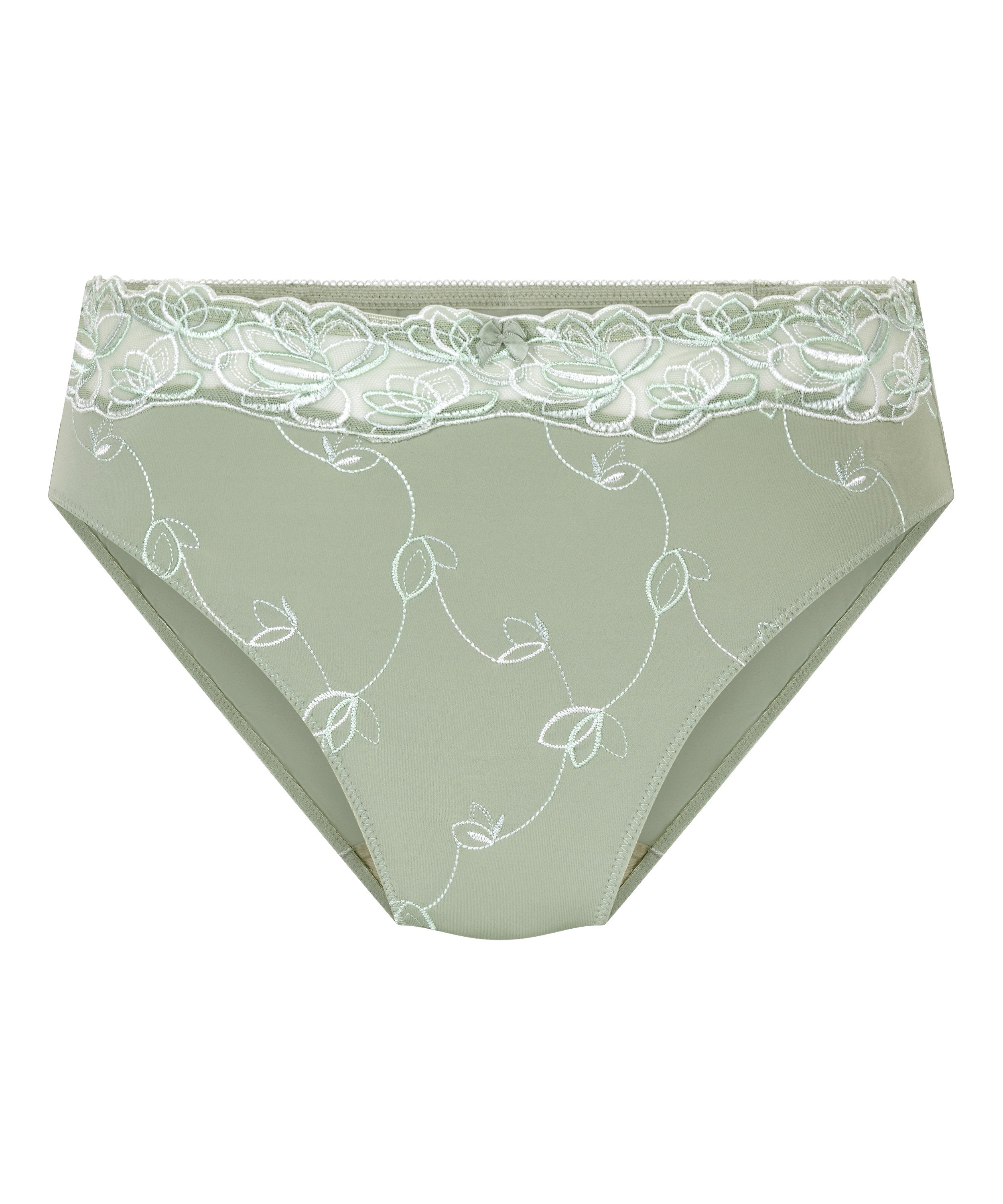 Slip taille haute Diva, Vert, main