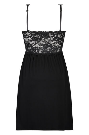 Hunkemöller Slipdress Nora Lace Zwart, foto 2