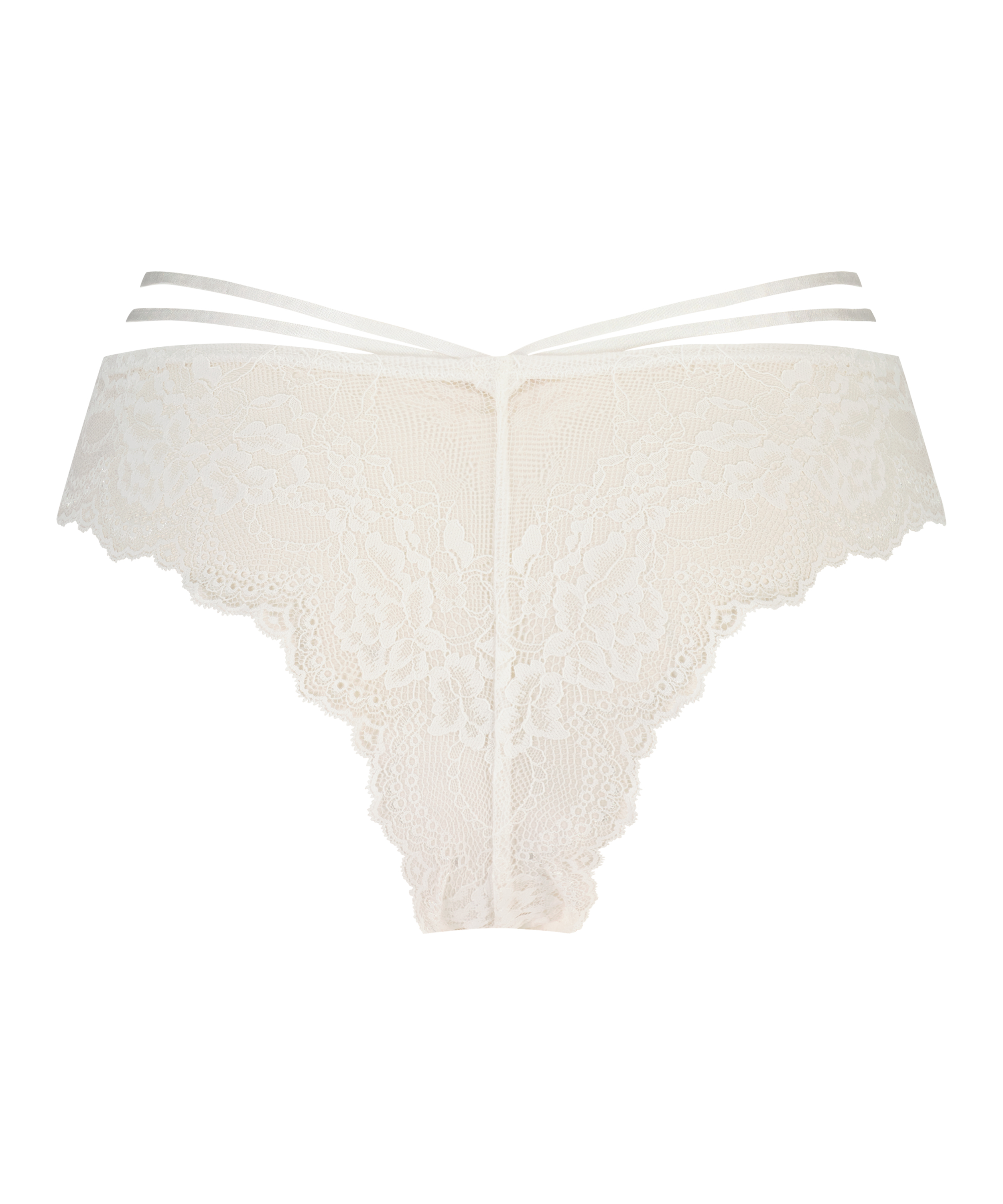 Slip br&eacute;silien Shay, Blanc, main